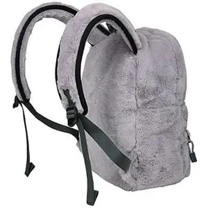 KAVU Fuzz Cub Backpack - NWT KAVU Fuzz Cub Mini Backpack Fuzzy Bag For Travel - Black  main image 4